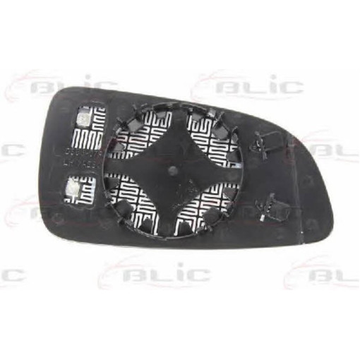 Скло дзеркала зовнішнього Лів (асферичне, обігрів) OPEL ASTRA 03.04-05.14 Скло зовнішнього дзеркала