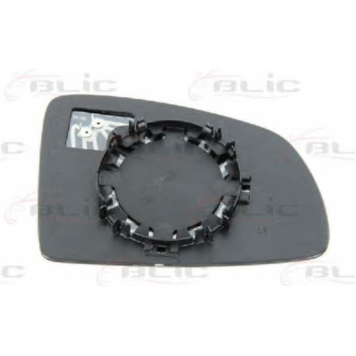 Скло дзеркала зовнішнього Лів (асферичне, обігрів) OPEL MERIVA 05.03-05.10 Скло зовнішнього дзеркала