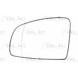 Скло дзеркала зовнішнього Лів (асферичне, обігрів) OPEL MERIVA 05.03-05.10 Скло зовнішнього дзеркала
