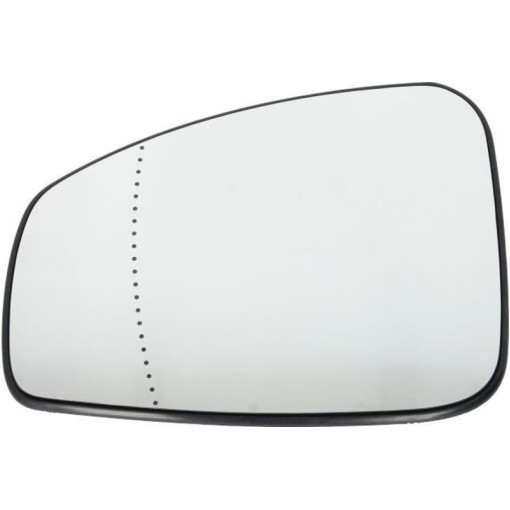 Скло дзеркала зовнішнього Лів (асферичне, обігрів) RENAULT MEGANE 11.08-04.12 Скло зовнішнього дзерк