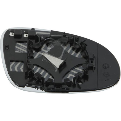 Скло дзеркала зовнішнього Лів (асферичне, обігрів) SEAT ALHAMBRA; SKODA SUPERB; VW EOS, GOLF, JETTA,