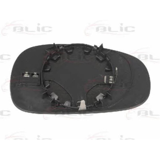 Скло дзеркала зовнішнього Лів (асферичне, обігрів) SEAT LEON 05.05-03.09 Скло зовнішнього дзеркала