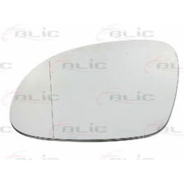 Скло дзеркала зовнішнього Лів (асферичне, обігрів) VW TIGUAN 09.07-04.11 Скло зовнішнього дзеркала