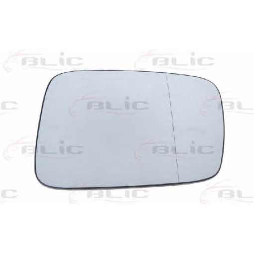 Скло дзеркала зовнішнього Лів (асферичне, обігрів) VW TRANSPORTER 07.90-09.95 Скло зовнішнього дзерк