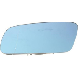 Скло дзеркала зовнішнього Лів (асферичне, обігрів, блакитне) AUDI A3 10.00-05.03 Скло зовнішнього дз