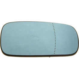 Скло дзеркала зовнішнього Лів (асферичне, обігрів, блакитне) RENAULT LAGUNA 03.01-10.07 Скло зовнішн