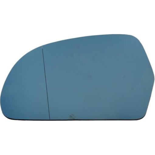 Скло дзеркала зовнішнього Лів (асферичне, обігрів, блакитне) SKODA OCTAVIA, SUPERB 03.08-06.13 Скло