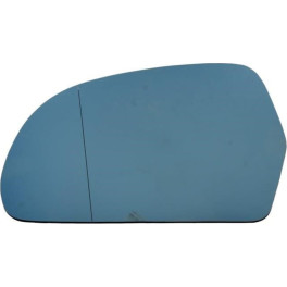 Скло дзеркала зовнішнього Лів (асферичне, обігрів, блакитне) SKODA OCTAVIA, SUPERB 03.08-06.13 Скло