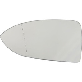 Скло дзеркала зовнішнього Лів (асферичне, обігрів, хром) VW GOLF, TOURAN 02.14- Скло зовнішнього дзе