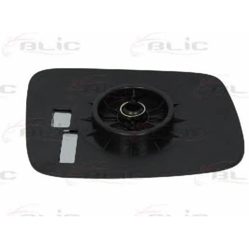 Скло дзеркала зовнішнього Лів (асферичне, хром) VW TRANSPORTER 07.90-09.95 Скло зовнішнього дзеркала