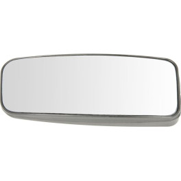 Скло дзеркала зовнішнього Лів (нижн; опукле, хром, прямокутне кріплення) MERCEDES SPRINTER; VW CRAFT