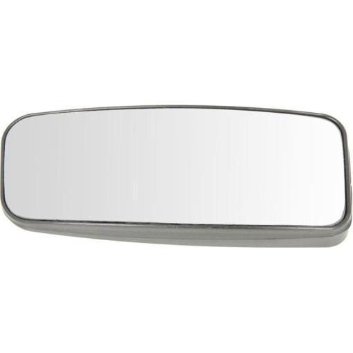 Скло дзеркала зовнішнього Лів (нижн; опукле, хром, прямокутне кріплення) MERCEDES SPRINTER; VW CRAFT