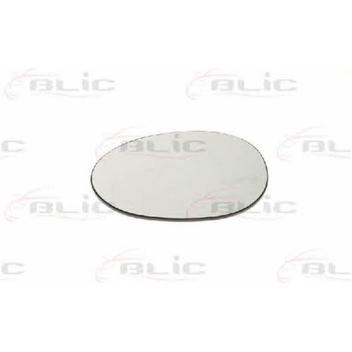 Скло дзеркала зовнішнього Лів (опукле) CITROEN C1; PEUGEOT 107; TOYOTA AYGO 06.05-12.14 Скло зовнішн