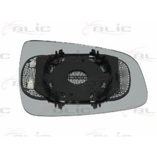 Скло дзеркала зовнішнього Лів (опукле, обігрів) DACIA LOGAN, SANDERO 06.08-01.13 Скло зовнішнього дз