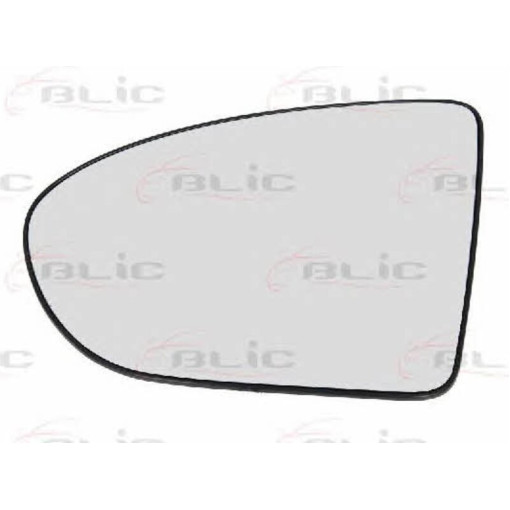 Скло дзеркала зовнішнього Лів (опукле, обігрів) NISSAN QASHQAI 02.07-04.10 Скло зовнішнього дзеркала