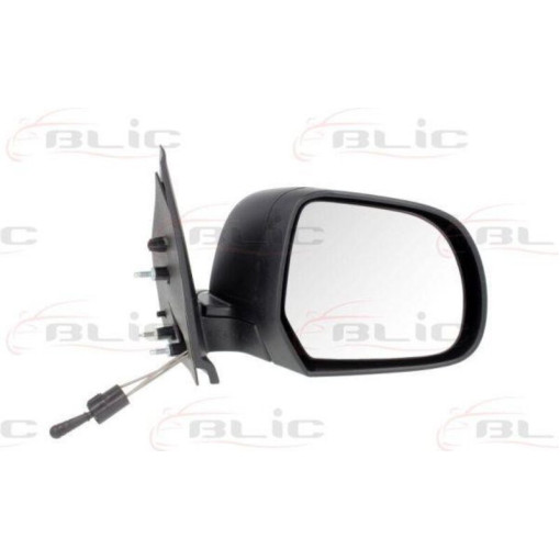 Зеркало правое (механічне, опукле, хром, загрунтованное NISSAN MICRA 05.10-03.1