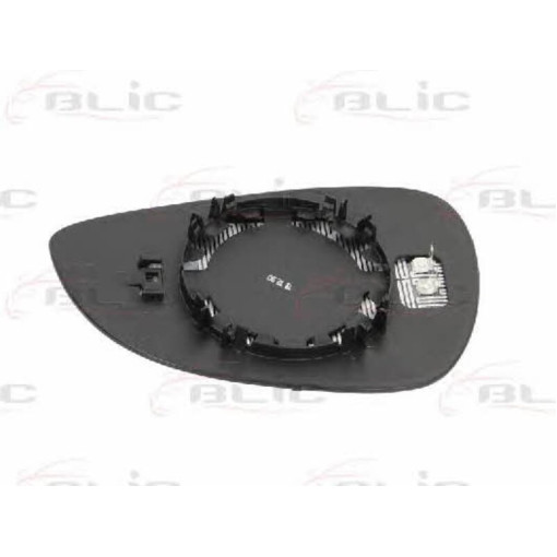 Стекло зеркала (асферичне, с подогревом, хром) FORD FIESTA 06.08-01.13 д