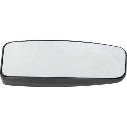 Скло дзеркала зовнішнього Прав (нижн; опукле, хром, прямокутне кріплення) MERCEDES SPRINTER; VW CRAF