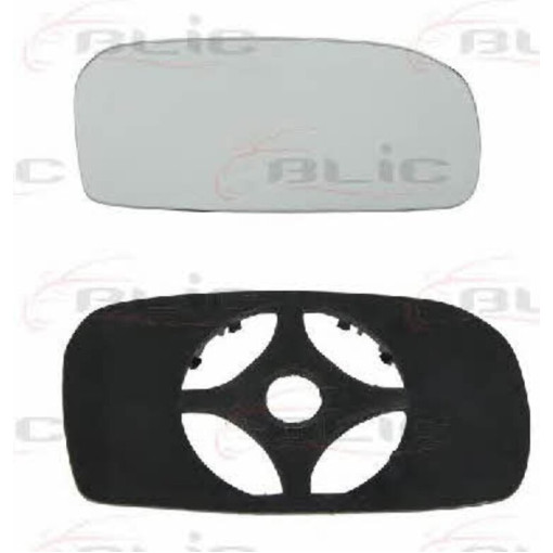 Скло дзеркала зовнішнього Прав (опукле) HONDA CIVIC 12.00-09.05 Скло зовнішнього дзеркала