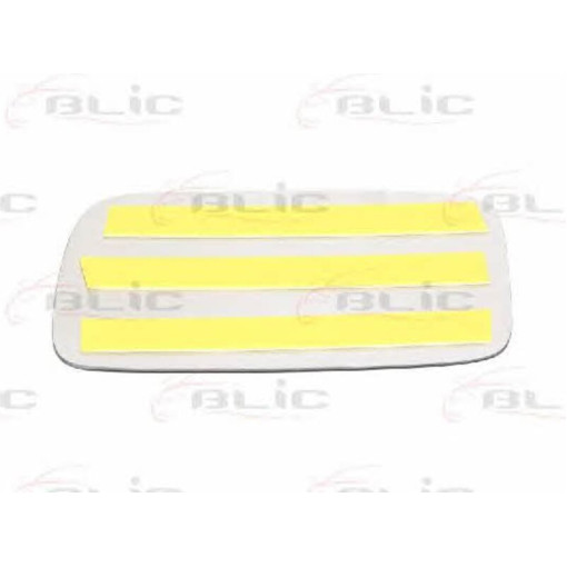 Скло дзеркала зовнішнього Прав (опукле) VW GOLF, JETTA 08.83-07.92 Скло зовнішнього дзеркала