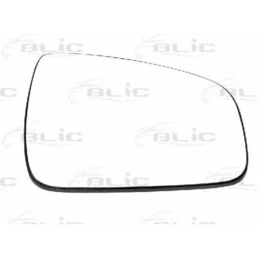 Стекло зеркала (сфера,с подогревом,) DACIA LOGAN, SANDERO 06.08-01.13 д