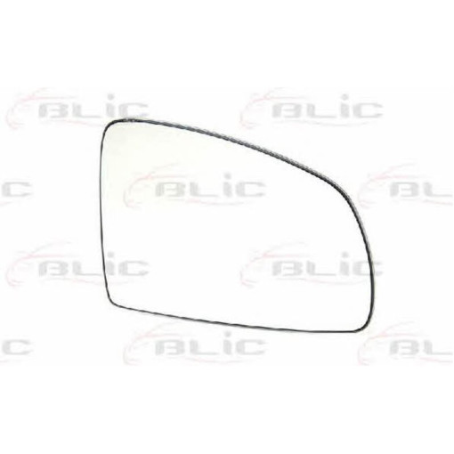 Стекло зеркала (сфера,с подогревом,) OPEL MERIVA 05.03-05.10