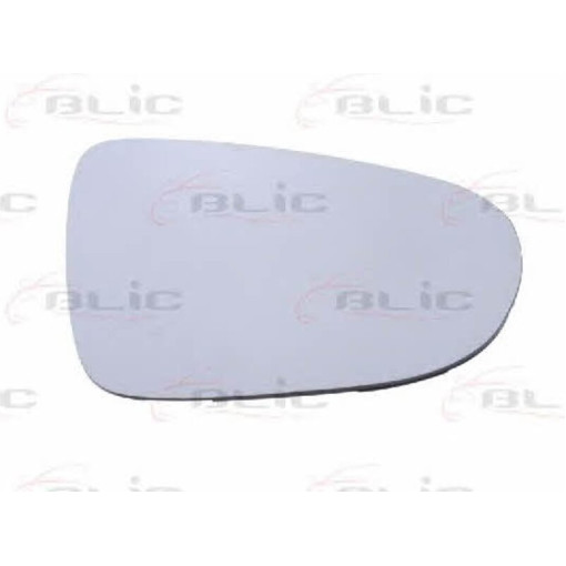 Стекло зеркала (сфера,с подогревом,) VW TOURAN 02.03-12.06