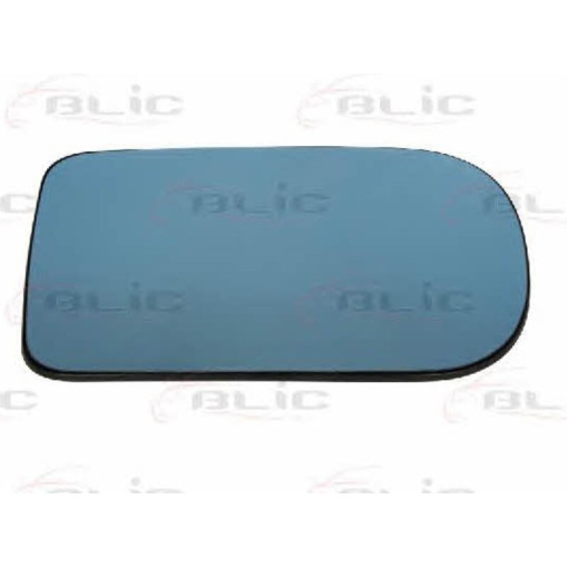 Скло дзеркала зовнішнього Прав (опукле, обігрів, блакитне) BMW 5, 7 10.94-09.00 Скло зовнішнього дзе