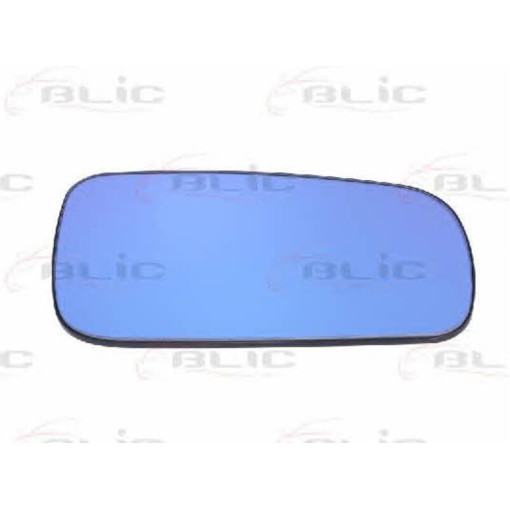 Скло дзеркала зовнішнього Прав (опукле, обігрів, блакитне) VW GOLF, PASSAT 08.96-06.06 Скло зовнішнь