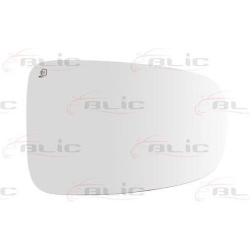 Стекло зеркала (сфера,с подогревом, хром) FORD TRANSIT 06.94-07.00е