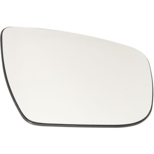 Скло дзеркала зовнішнього Прав (опукле, обігрів, хром) NISSAN QASHQAI, X-TRAIL 11.13-09.17 Скло зовн