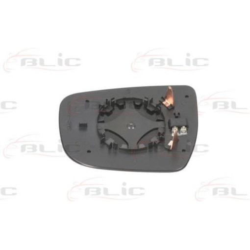 Скло дзеркала зовнішнього Прав (опукле, обігрів, хром) NISSAN QASHQAI, X-TRAIL 11.13-09.17 Скло зовн