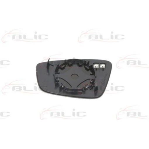 Стекло зеркала (сфера,с подогревом, хром) SEAT TOLEDO; SKODA FABIA, RAPID; VW JETTA 04.