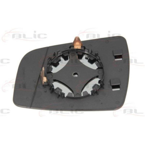 Скло дзеркала зовнішнього Прав (опукле, хром) OPEL ZAFIRA 02.08-12.11 Скло зовнішнього дзеркала