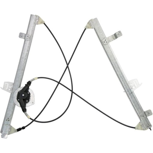 Склопідіймач передній лівий (ручний, відсутній двигун, кількість дверей: 2) CITROEN BERLINGO; PEUGEOT PARTNER, PARTNER TEPEE, PARTNERSPACE 04.96- Скло
