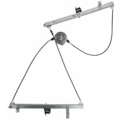 Склопідіймач передній лівий (ручний, відсутній двигун, кількість дверей: 2) CITROEN BERLINGO; PEUGEOT PARTNER, PARTNER TEPEE, PARTNERSPACE 04.96- Скло