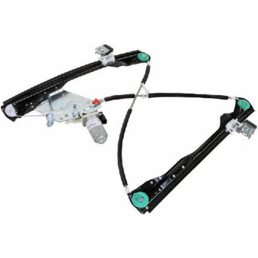 Склопідіймач передн лівий (електричний, з двигуном, кількість дверцят: 4/5) FORD FOCUS 10.98-03.05 Скло