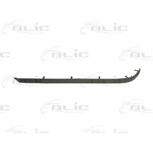 Накладка лівого заднього бампера  (нижн, чорн) BMW 5 седан 11.95-09.00