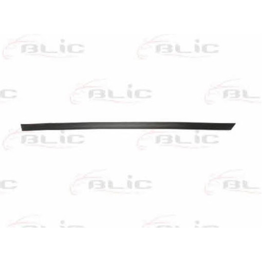 Накладка/молдинг на дверях Задн Лів (чорн) AUDI A6 01.97-01.05 Накладки / молдинги кузова