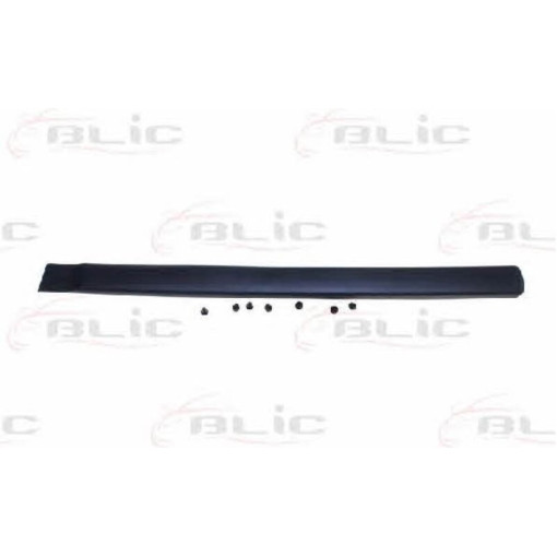 Молдинг двері передньої лівої (чорн) CITROEN BERLINGO 07.96-10.08 Накладки / молдинги кузова