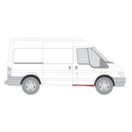 Поріг Перед Прав FORD TRANSIT 01.00-08.13 Поріг / ремкомплект порогу