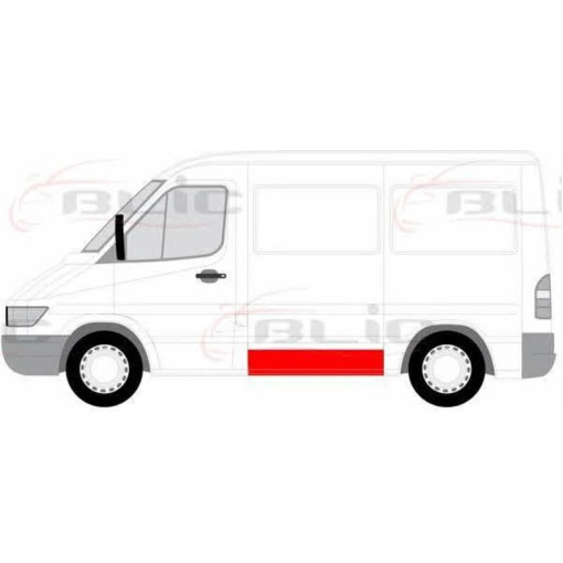 Ремвставка боковини кузова лівий Mercedes SPRINTER; VW LT 01.95-07.