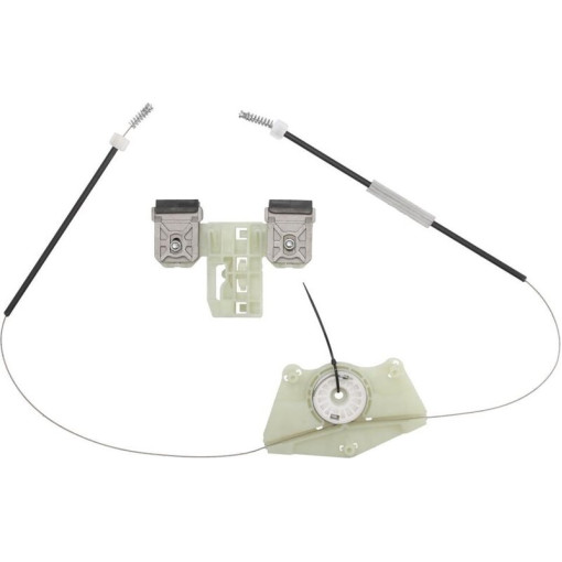 Ремкомплект склопідіймача Передн Лів (комплект) SKODA FABIA II 12.06-12.14 Елементи склопідіймача