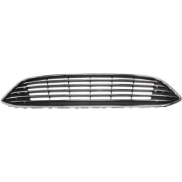 Решетка радиатора (смуги, хром/чорн) FORD FOCUS 10.14-04.18