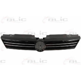 Решетка радиатора (хром/чорн) VW JETTA 04.10-09.14