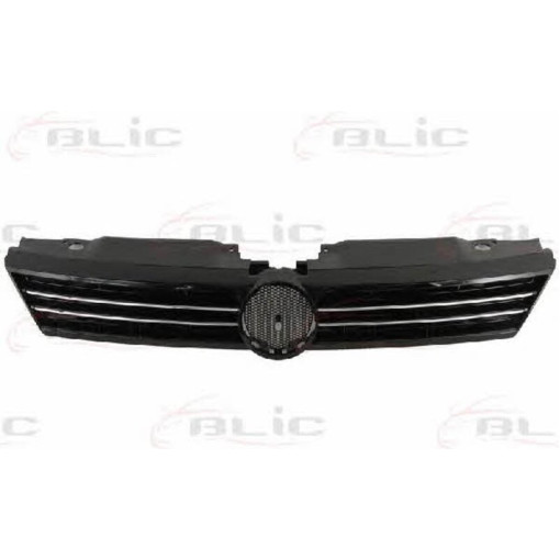 Решетка радиатора (хром/чорн) VW JETTA 04.10-09.14