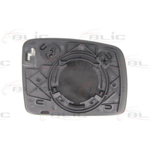 Скло дзеркала зовнішнього Лів (опукле, обігрів, хром) LAND ROVER DISCOVERY, FREELANDER, RANGE ROVER