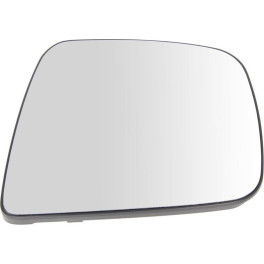 Скло дзеркала зовнішнього Лів (опукле, обігрів, хром) NISSAN NV200 02.10- Скло зовнішнього дзеркала