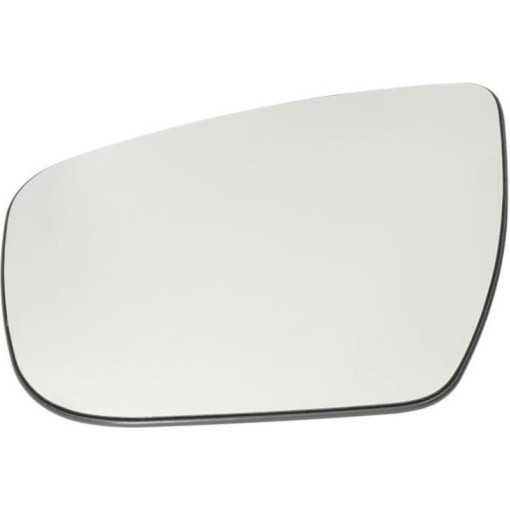 Скло дзеркала зовнішнього Лів (опукле, обігрів, хром) NISSAN QASHQAI, X-TRAIL 11.13-09.17 Скло зовні
