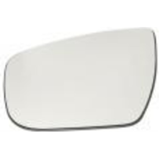 Скло дзеркала зовнішнього Лів (опукле, обігрів, хром) NISSAN QASHQAI, X-TRAIL 11.13-09.17 Скло зовні